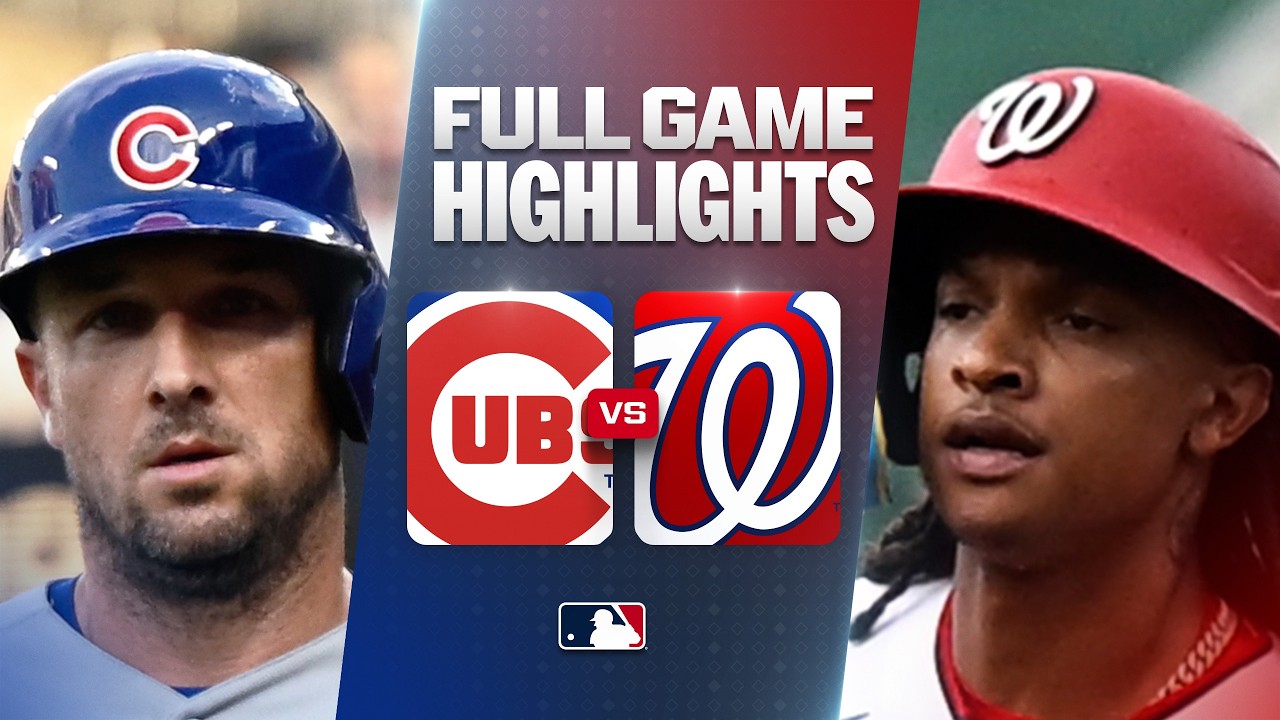 8월12일 시카고컵스 워싱턴 MLB 하이라이트