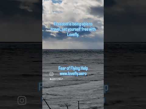 Freedom from your Fear of Flying. #lovefly #fearofflying #turbulence #fearofflyingcourses