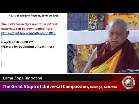 20180406 1600 LZR GSUC Bendigo-Suffering of higher realms. Guru devotion-how precious the guru is P1