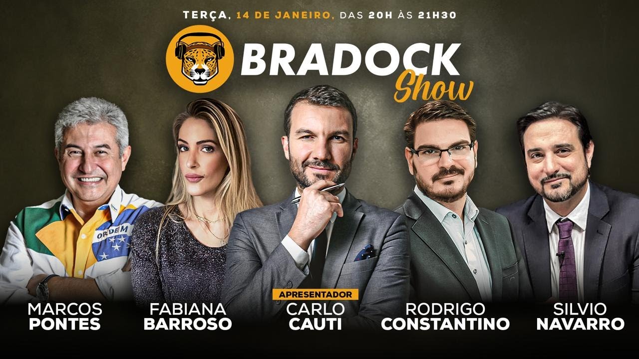 Bradock Show 14/01/25 - Carlo Cauti, Constantino, Fabiana Barroso, Silvio Navarro e Marcos Ponte