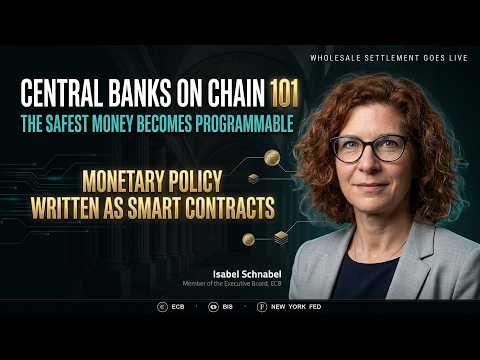 ECB Takes Central Bank Money On Chain #ECB #Tokenization