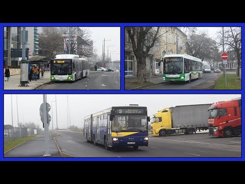 Az MVK vonalhálózat, ami csupán 2 hétig volt érvényben, 2022 decemberében - 23-as és 3-43 átszerelés