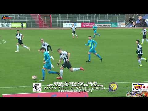 2020  02 22  WDFV Oberliga N'rh  Saison 2019 20 SP18 ETB SW Essen vs  SC Union Nettetal mit PK