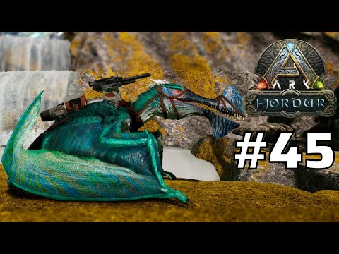 DOMANDO O TROPEOGNATHUS DE UM JEITO SUPER FÁCIL ESSE DINO E SHOW!!! ARK FJORDUR 45