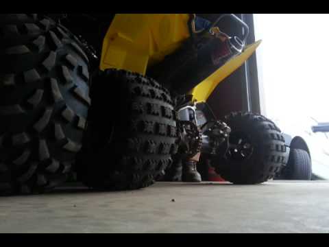 08 Suzuki LTR 450 Big Gun exhaust