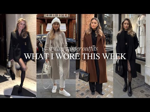 WHAT I WORE THIS WEEK | WINTER OUTFIT IDEAS | Kate...