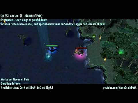 DotA 1 Extras.  Set #3: Akasha (E1. Queen of Pain)