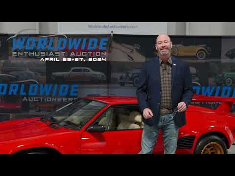 The ex-Carroll Shelby Test Car 1986 De Tomaso Pantera GT5-S - Enthusiast Auction April 26, 27