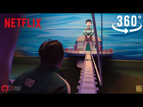 360° VR SQUID GAME -  Rope game || 8K