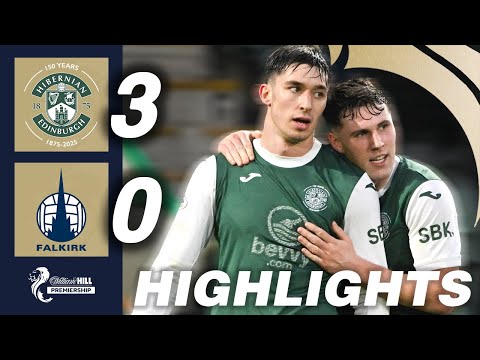Hibernian 3-0 Falkirk | HIGHLIGHTS | William Hill Premiership