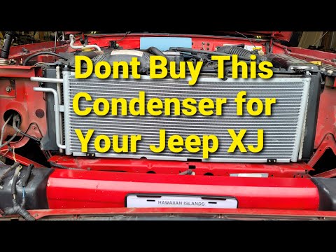 Jeep XJ AC Condenser Issues #jeepxj