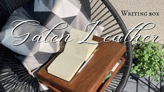 I ordered The Writing Box from Galen Leather’s Seconds Sale!