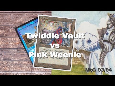 Twiddle Vault vs Pink Weenie | Old School Magic Combo Deck 93/94 | 050
