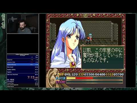 Falcom Classics - イース Ys I (Saturn) Any% Speedrun in 44:35