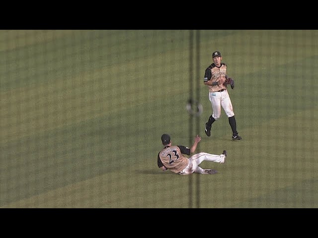 【7回裏】攻守で魅せる!! ファイターズ・渡邉 後ろ向きでナイスキャッチ!! 2018/8/31 M-F