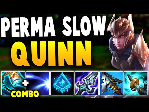 I play Quinn but went Stridebreaker and built Perma Slow Items so no one could ever touch me
