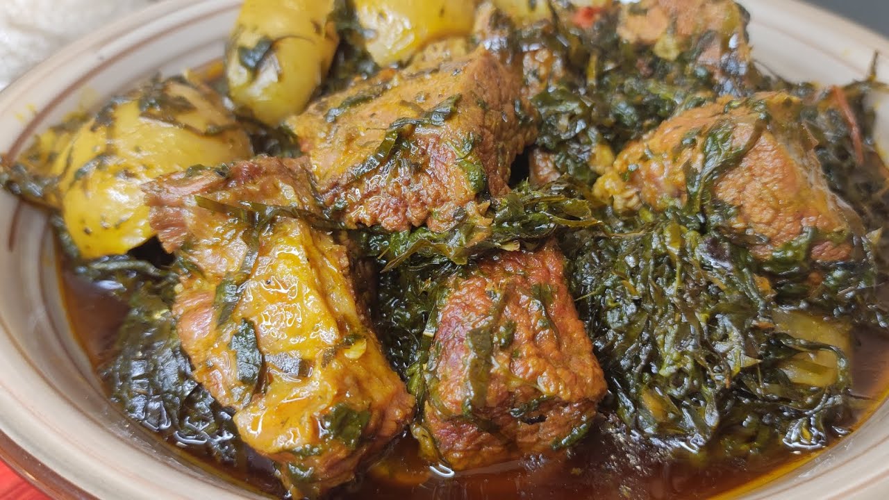 HOW TO MAKE ERU/COMMENT FAIRE LE ERU.#food#africa#delicious#beef#cameroon#nigeria#ghana#yummy