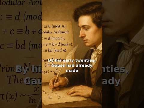 Carl Friedrich Gauss in 60 seconds