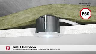 Brandschutzdosen HWD 90/30 - Jetzt auch für Holztafel- und Holzrahmenbau - Gesamtfilm
