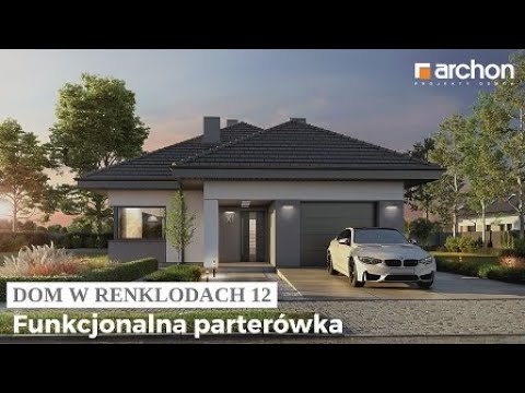 Dom w renklodach 12 – Funkcjonalna parterówka I ARCHON+ Projekty Domów