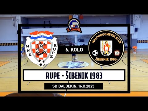 1. ŽMNL: RUPE - ŠIBENIK 1983  1:2, 16.11.2025.