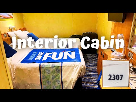 CARNIVAL RADIANCE INTERIOR CABIN TOUR | STATEROOM 2307 | CATEGORY 4C