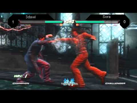TekkenArabia T4 -  3dawi ( Eddy ) vs. Sora ( Jin ) - Round 4 L1