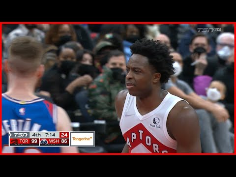 OG Anunoby Basket AND-1 | RAPTORS vs WIZARDS | Jan 21, 2022 | 21-22 NBA Season