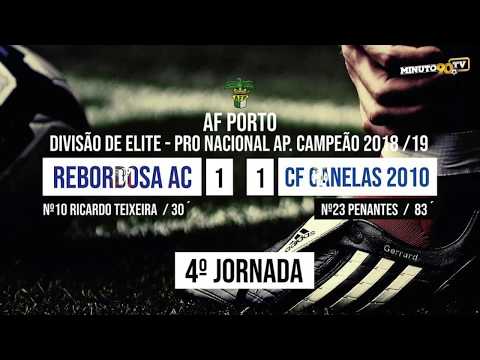 GOLOS -  REBORDOSA 1-1 CANELAS 2010 - MINUTO90 TV