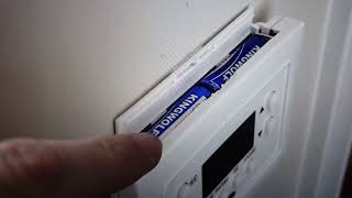 Carrier Thermostat | How to Change Batteries