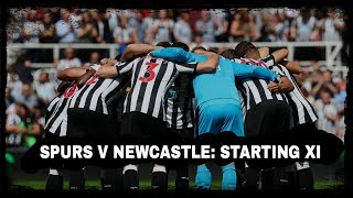 Live | Spurs v Newcastle United | Starting XI