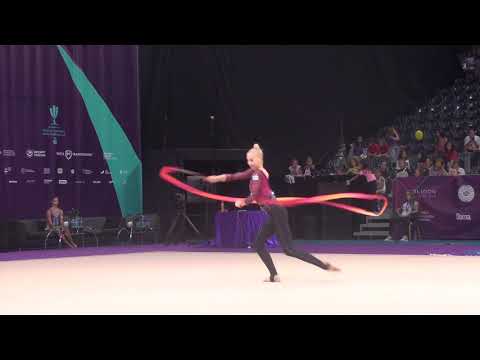 Aurora Arvelo FIN Ribbon AA World Challenge Cup Cluj 24 August 2019