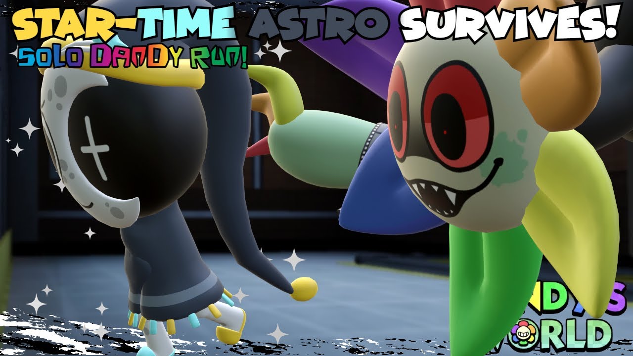 Astro Survives a Dandy Run Alone! | Dandy's World