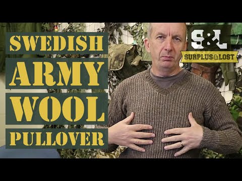 Swedish Army Surplus Wool Pullover