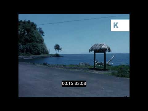 1960s Tahiti, Travel & Tourism, Rural Life, Home Movies, 8mm