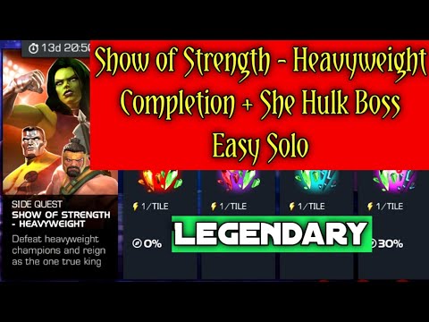 Show of Strength -Heavyweight •• September 2022 Side Quest Path Completion + Boss Easy Solo MCOC