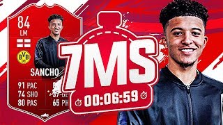 LW vs RW POTM SANCHO!!! 7 MINUTE SQUAD BUILDER - FIFA 19 ULTIMATE TEAM
