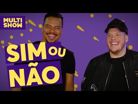 Ferrugem e Bruno Cardoso jogam Sim ou Não | TVZ ao Vivo | Multishow