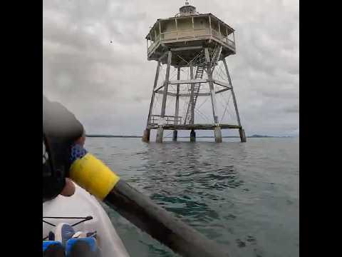 Wooden lighthouse #lighthouse #surfski #auckland #newzealand