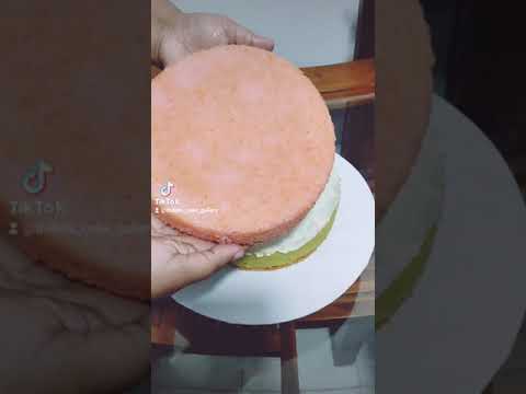 #Birthday_Cake #Ribbon_cake #with_fondant