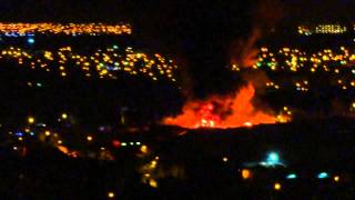 preview picture of video 'Incendio de Fábrica en Macul 27 junio 2013'