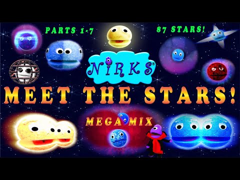 Meet the Stars Mega Mix /Parts 1-7/ Countdown to 100th Star / Astronomy-Outer Space Song / The Nirks