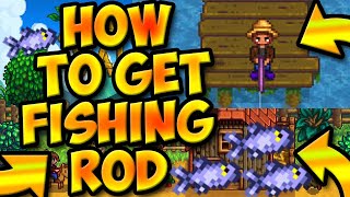Stardew Valley How to Get Fishing Pole | Fishing Rod | Equip Bait | 2020