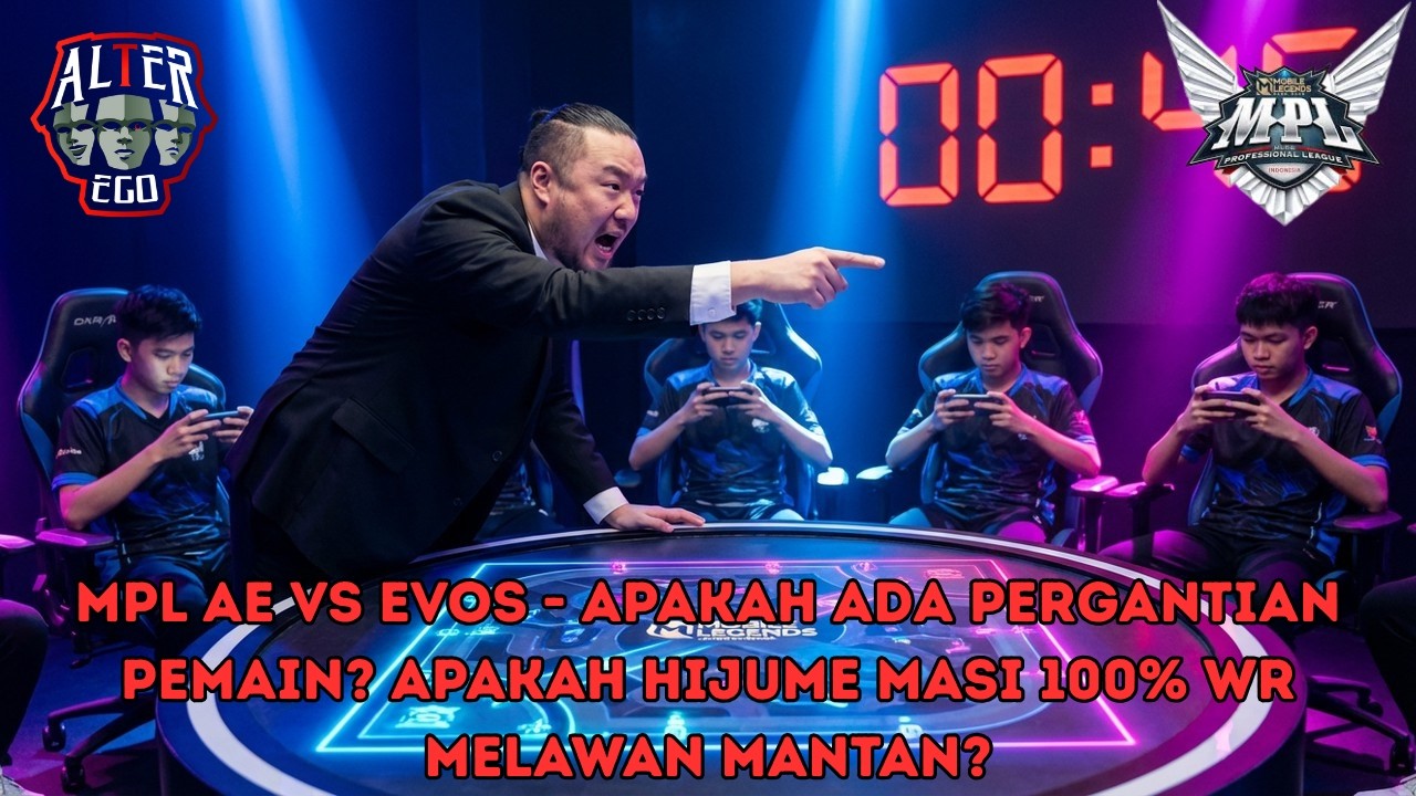 MPL S17 AE VS EVOS - AKAN ADA PERGANTIAN PERMAIN DARI KEDUA TIM? APAKAH AE BISA BANGKIT?