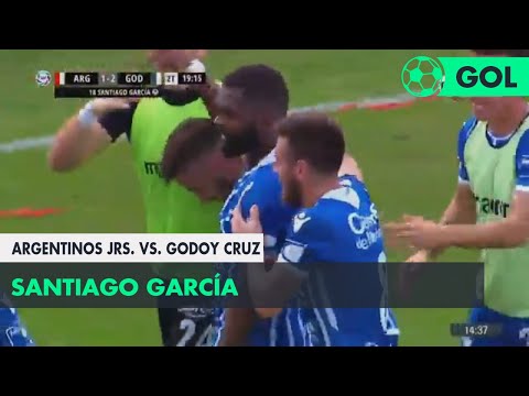 Santiago García (1-2) Argentinos Jrs. vs Godoy Cruz | Fecha 26 - Superliga Argentina 2017/2018