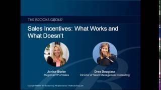 Sales Incentives... What Works and What Doesn’t