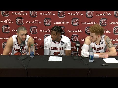 POSTGAME: Frank Booker, Wesley Myers, Hassani Gravett on LSU — 2/28/18