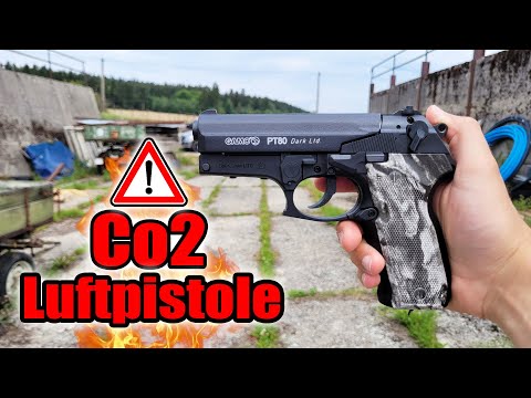Meine erste Co2 LUFTPISTOLE mit 8 Schuss Magazin im TEST! (unter 100€)