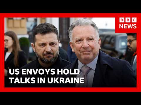 Zelensky says he expects war to continue into winter after talks with US envoys | BBC News
