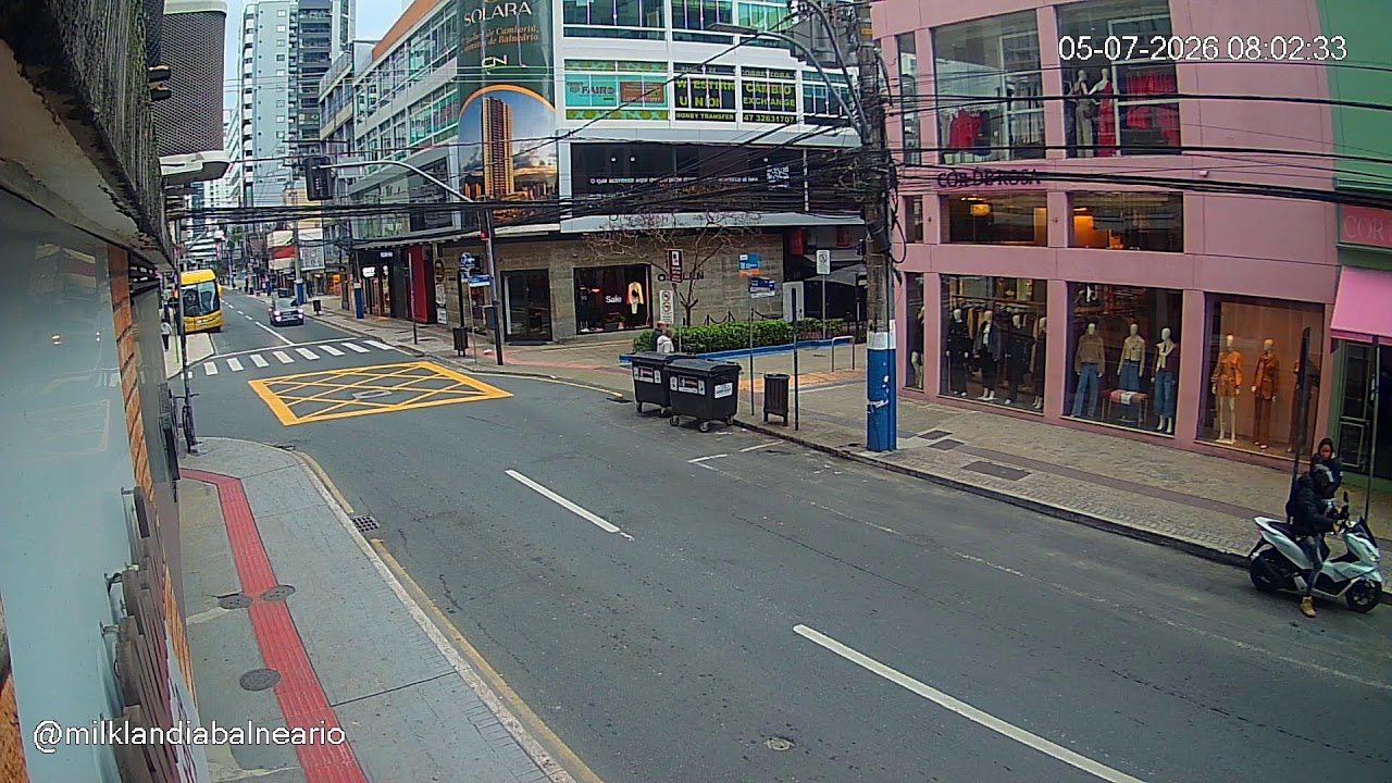 Live webcam view of Avenida Brasil Shopping Street
